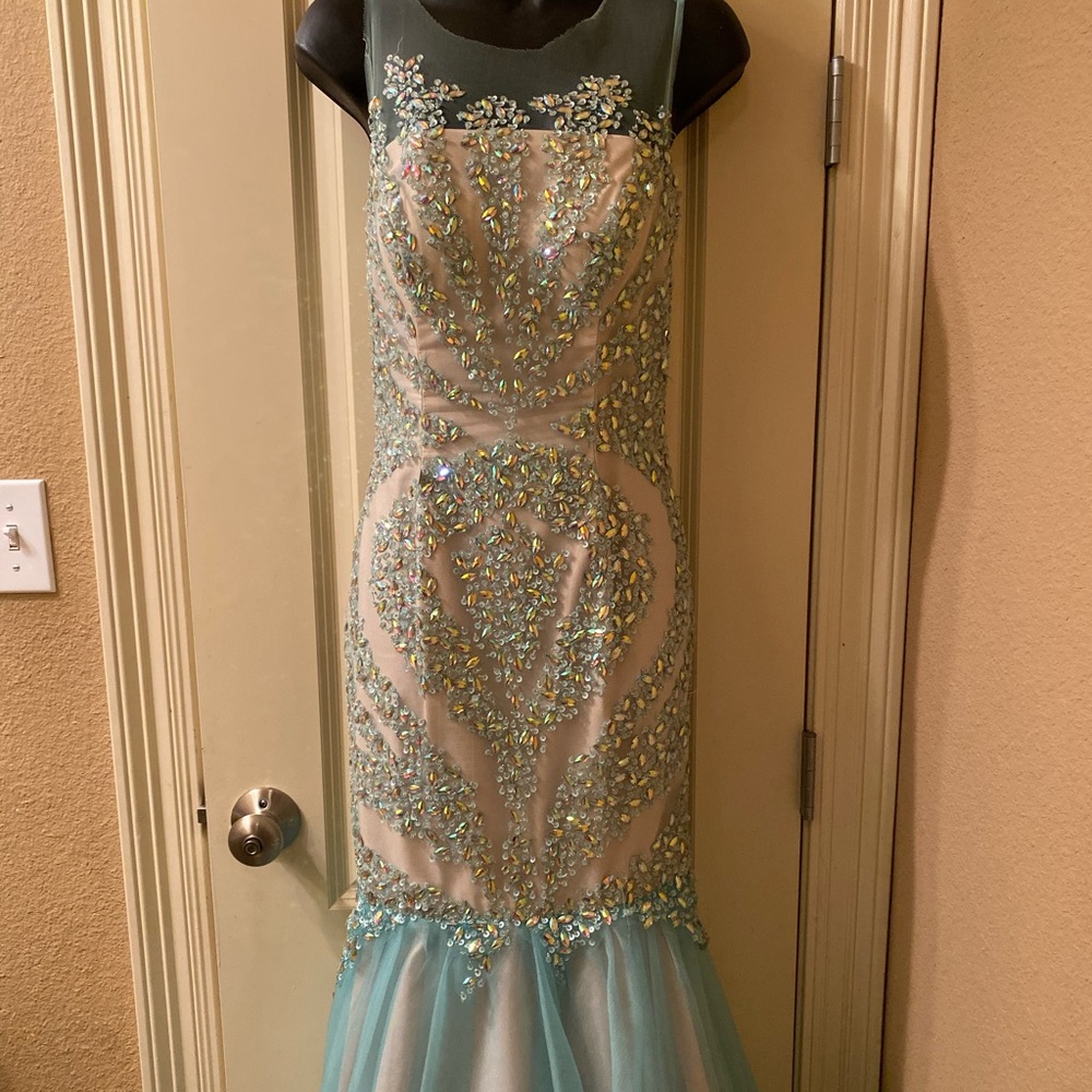 Glamour by terani couture size 2 prom dress